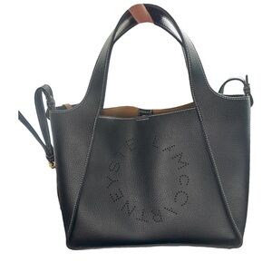 STELLA MCCARTNEY logo leather bag 
Black
Like new